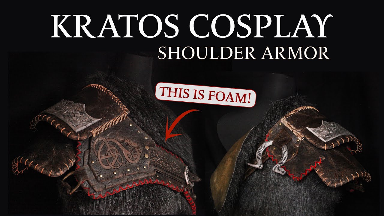 This Kratos shoulder Armor is out of EVA Foam?!