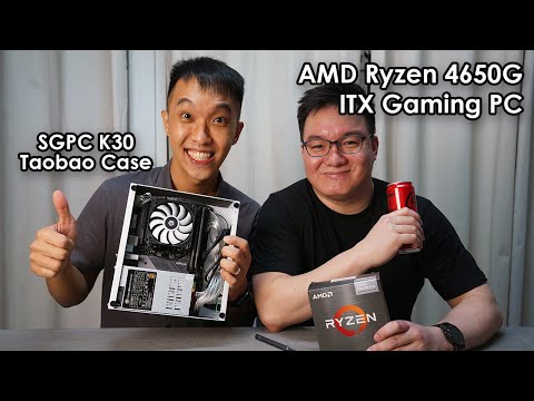 AMD Ryzen 4650G in the SGPC K30 ITX Case from Taobao