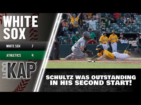 Rekap ®: ⚾️ Chicago White Sox 7-4 Win Over Athletics. 'schultz Was Outstanding In His Second Start!'