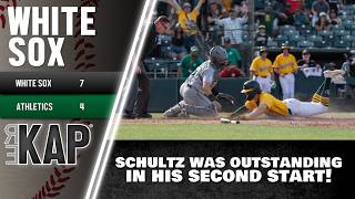 Rekap ®: ⚾️ Chicago White Sox 7-4 Win Over Athletics. 'schultz Was Outstanding In His Second Start!'