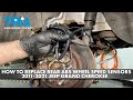 How to Replace Rear ABS Wheel Speed Sensors 2011-2021 Jeep Grand Cherokee