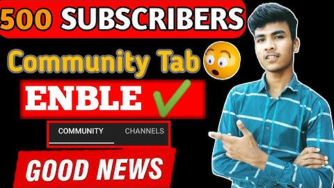 How to Enable Community Tab After 500 Subscriber ||Community Tab enable without 1k subscribers 2021