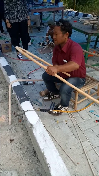 proses pelengkungan rotan