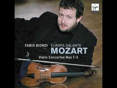 Watch W.A. Mozart - Violin Concerto No. 3 in G major, K. 216 (I. Allegro) /  Fabio Biondi on YouTube