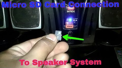 How to connect micro SD card to home theater system|Speaker system ko memory card Kaise connect kare