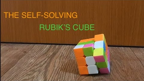THE SELF-SOLVING RUBIK’S CUBE | STOP MOTION