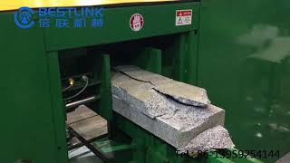 Hydraulic decorative stone breaking machine for automatic chopping granite into mushroom face