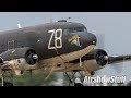 D-Day Squadron C-47 Formation Flyovers - EAA AirVenture Oshkosh 2018