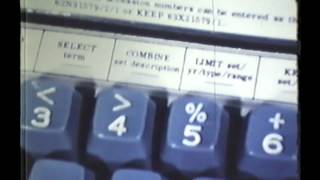DialogVideo: COSATI Inventory 2 Film 1968 - Lockheed Dialog portion