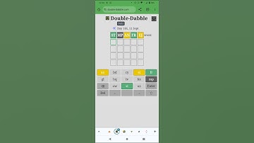 Wordle with paired-up letters! (Double-dabble puzzle for 11 Sep 24) #speedsolving #puzzle