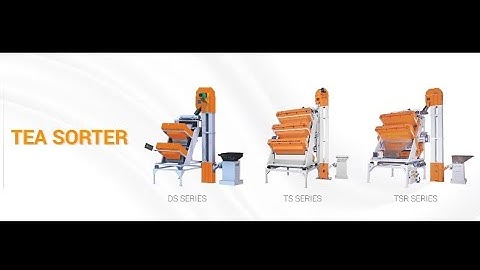 TEA - Color Sorting Machine [Green Tea, Orthodex Tea,  Black Tea] Retain Silvertip