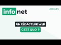 Un rdacteur web cest quoi  dfinition aide lexique tuto explication