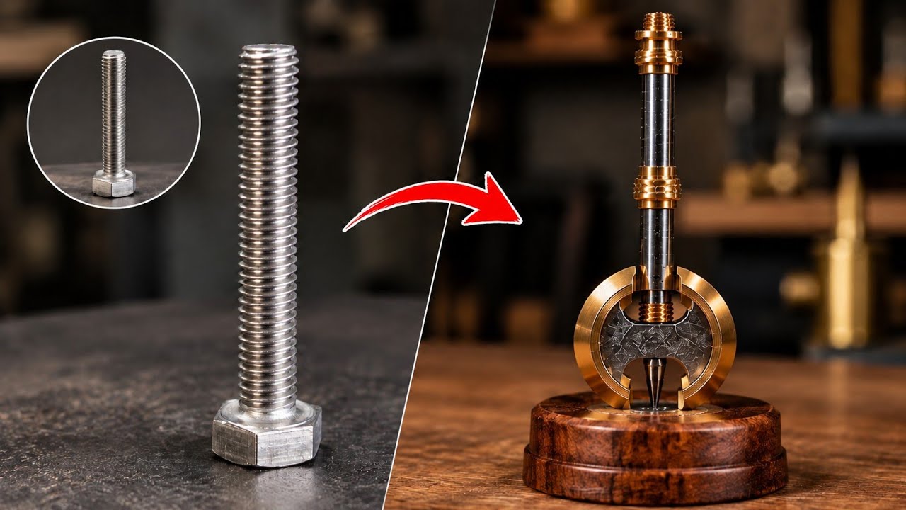 Making a Mini Axe From a Steel Bolt! 🔥 - YouTube