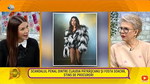 Follow us! - Criminal scandal between Claudia Patrascanu and former mother-in-law, extinguished b...