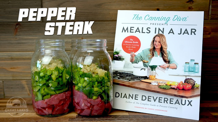 Meal in a Jar - Asian Pepper Steak Canning Recipe