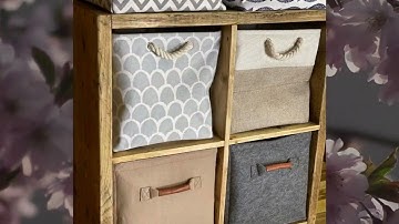 Cube Storage Unit compatible with IKEA Kallax unit and other inserts