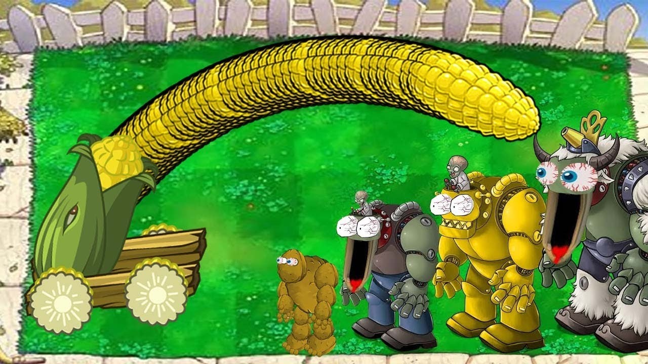 1 Cob Cannon vs Cob Gatling vs GLOOM SHROOM vs Dr.Zomboss Plants vs Zombies