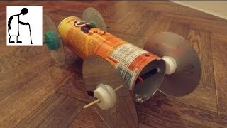 Rubber Band Powered Car to answer Carissa's question - test run