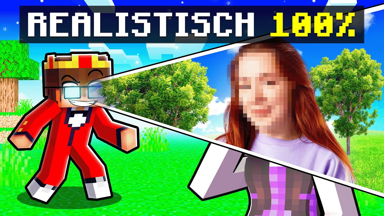 Ich sehe ALLES in REALISTISCH in Minecraft!