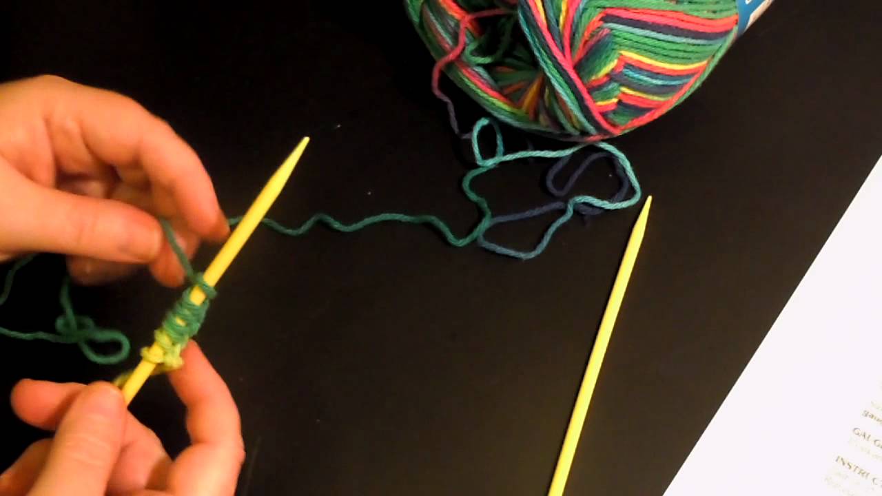 Beginner Knit Dishcloth Bernat Handicrafter Cotton Casting On