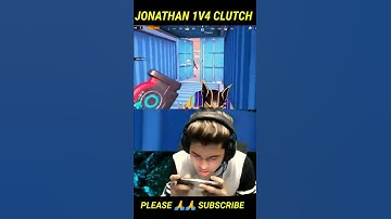 JONATHAN GAMING 1V4 CLUTCH LIKE HACKERS #shorts #jonathan #jonathangaming #scout #bgmi