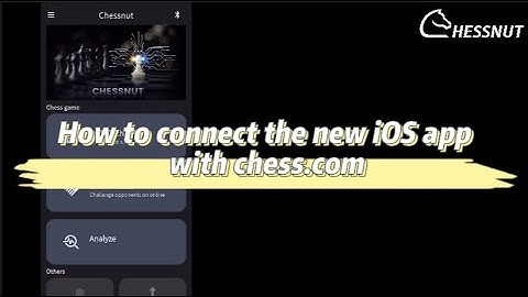 How to connect the new iOS app with chess.com#chessnut #chess #chessgame