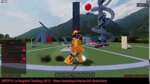 New footstep/stomp hit detection [Ragdoll Testing v0.2]