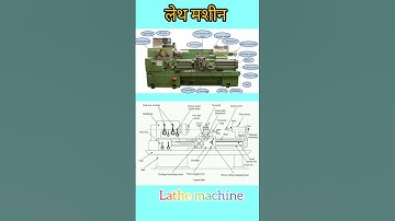 लेथ मशीन || lathe machine || lathe Machine ke parts ke naam || lathe Machine in hindi || #lathe #iti