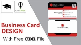 Business Card Design||How To Design Business Card Using CorelDraw|| Future Academy-2019