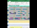 Stop Manually Updating Holidays - Use This Excel Trick #excel #productivity #hacks