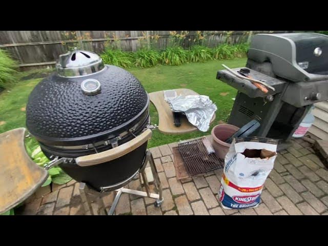 Quick review on the Vision Grills Cadet Kamado - The BBQ BRETHREN