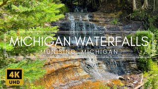 6 Michigan Waterfalls in ONE DAY! | Relaxing Waterfall Scenes & Sounds from Munising Upper Peninsula