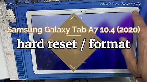 SAMSUNG GALAXY - TAB T505 - A7 10.4 2020 - HOW TO HARD RESET - FORMAT