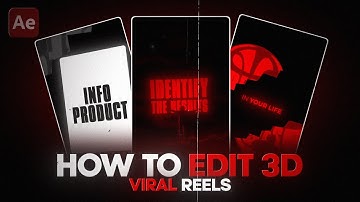 How to ACTUALLY Edit Viral 3D Reels in 2025 In After Effects