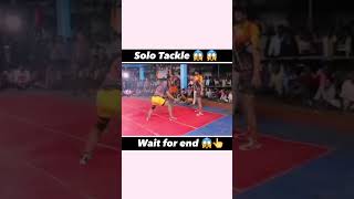 Solo Tackle 😱 😱😱'Kabaddi' #shorts #shortvideo #youtubeshort #viral #viralvideo #trending #kabaddi screenshot 4