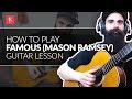 Famous Guitar Lesson || How To Play Famous by Mason Ramsey
