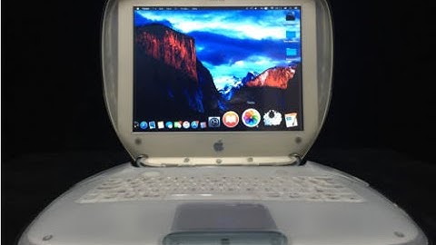 The ultimate modded Clamshell iBook?!