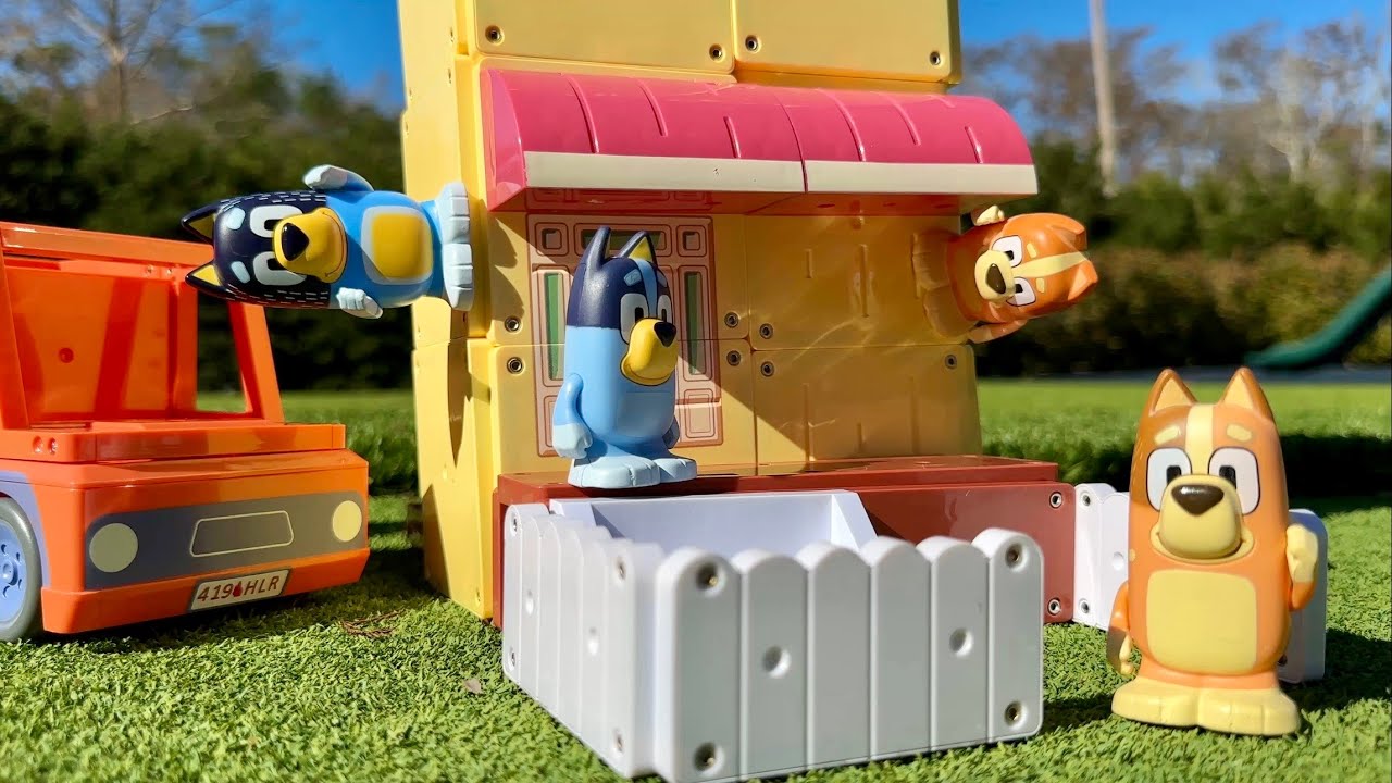 New bluey tile town magnetic playset - Fun & Playful Video for Kids