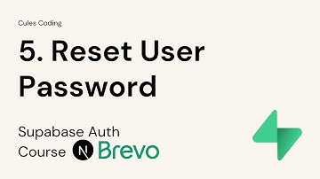 5. How to add reset password feature with Supabase & Nextjs | Server Component | Server Action