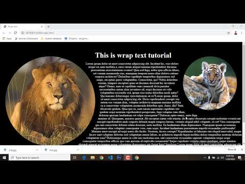 Wrap Text Around Circle using Html & CSS Shape