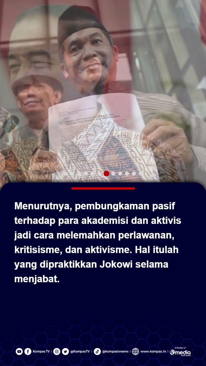 Ubaidilah Badrun Dicopot, SETARA Institute: Rektor UNJ Masih Layani Jokowi dan Keluarganya #jokowi