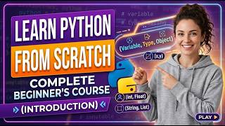 Learn Python from Scratch | Complete Beginner's Course (Introduction) Learn Python Fast Part 4 Data Types Updated 2024
