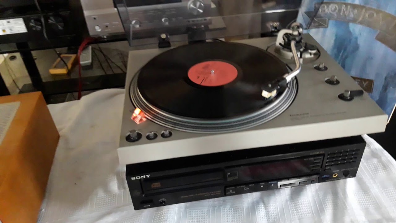 Technics SL-1600 усилитель Yamaha CA - 1000 Technics SB -6.