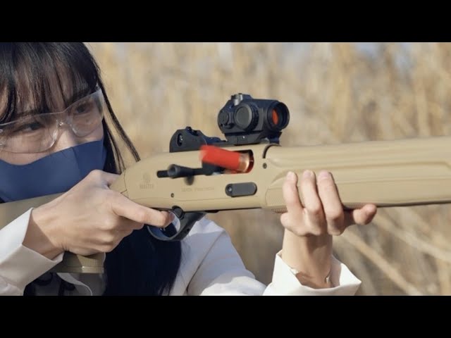 Electric live shell! Beretta BERETTA 1301 Voisky Nerf - YouTube