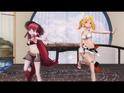 【MMDアークナイツ】ハッピーシンセサイザ【ソラ／ヴィグナ】