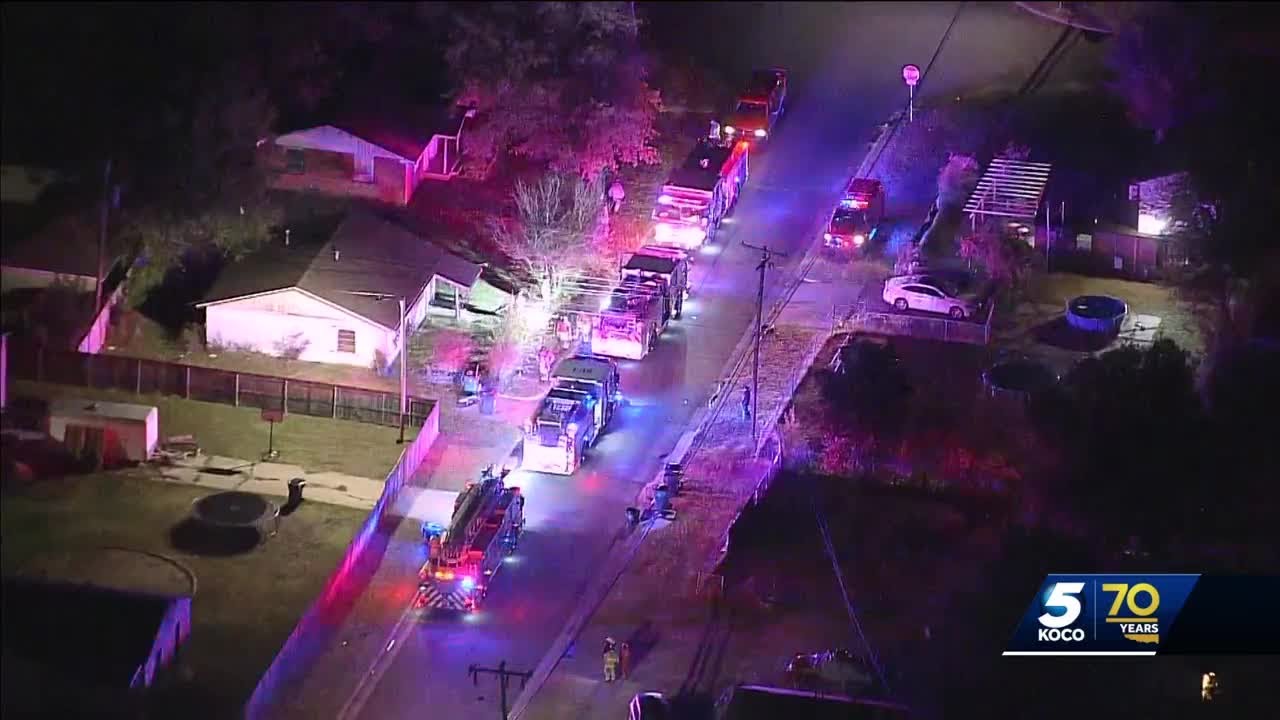 Several crews respond to vacant house fire in southwest Oklahoma City ...
