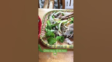 Cháo Lòng má heo 🐷