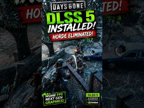 Days Gone DLSS 5 | Horde Destroyed! 🔥 Insane FPS & Zombie Carnage! #DaysGone #DLSS5 #Gaming #Shorts