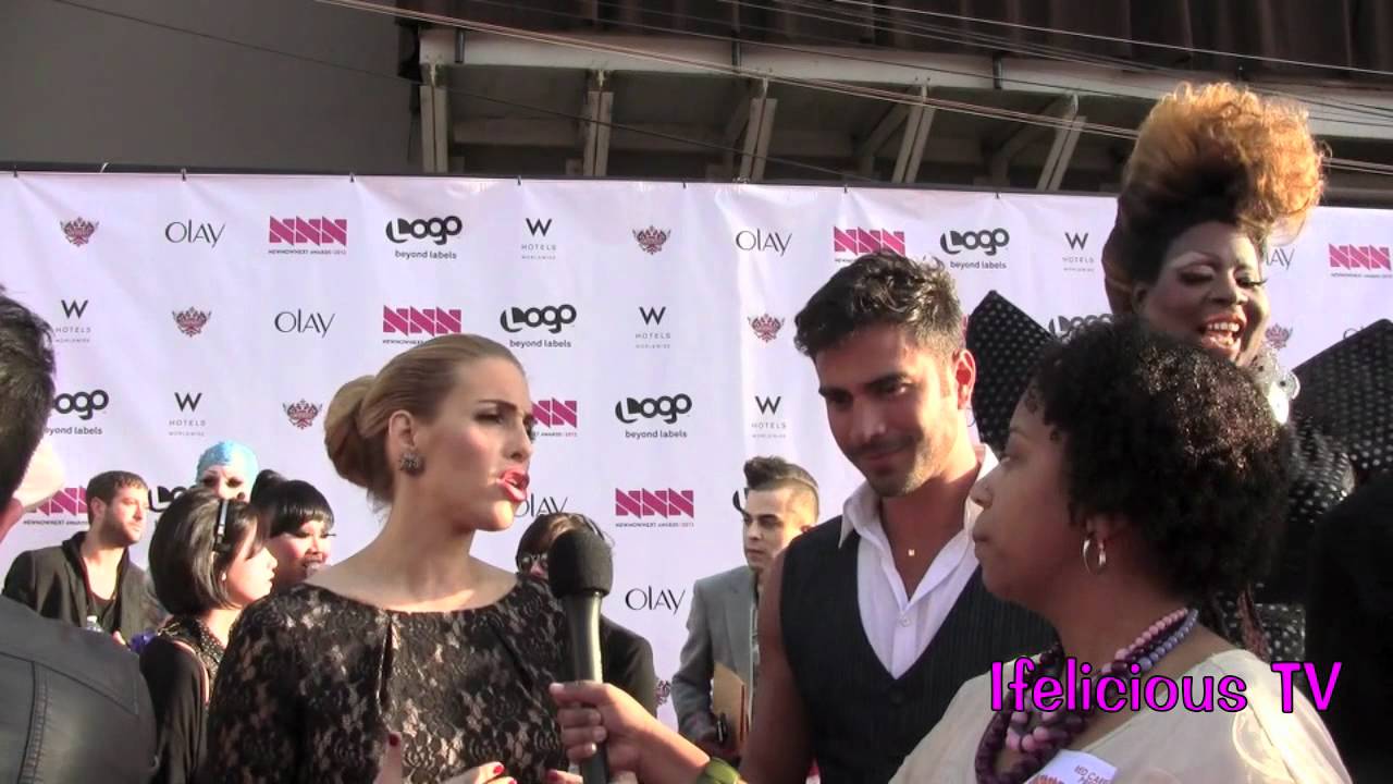 Dr. Jenn Berman and Rodiney Santiago at the NewNowNext Awards 2012