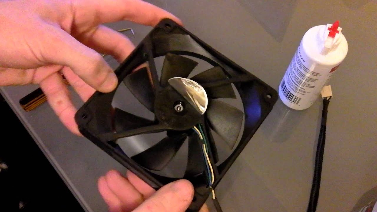 Tutorial: to lube a Computer Fan- Revive old fans! - YouTube